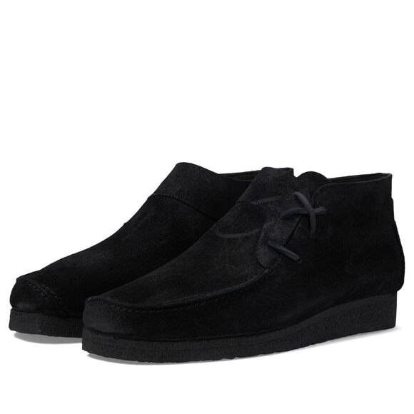 Clarks Mens Lugger Boot Black Waxy Leather 13 Medium